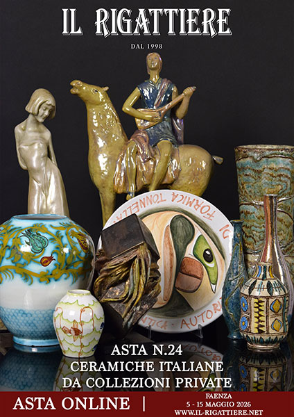 ASTA N.24 - CERAMICHE ITALIANE DA COLLEZIONI PRIVATE